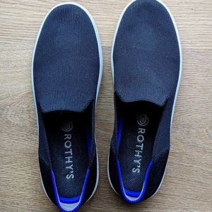 Rothy's Womens Black Slip On Sneakers Size 8